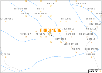 map of Nkadimeng