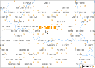 map of Nkajasie