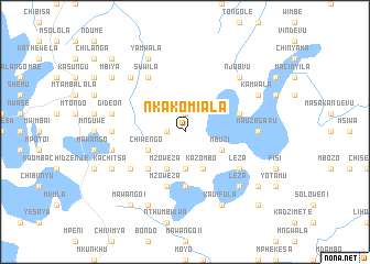 map of Nkakomiala