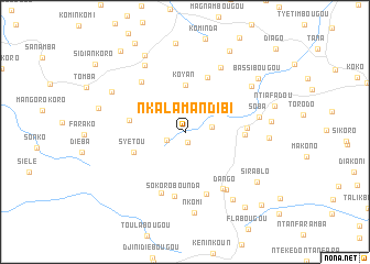 map of Nkalamandibi