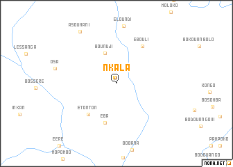 map of Nkala