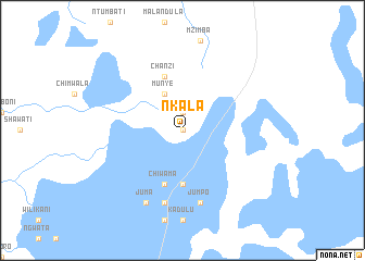 map of Nkala