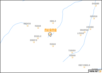 map of Nkana