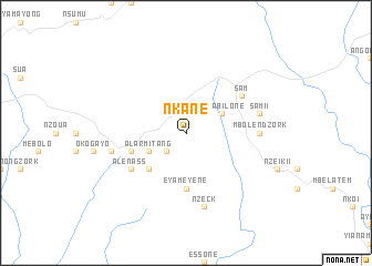 map of Nkane