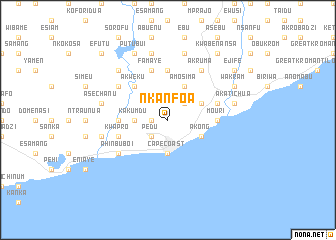 map of Nkanfoa