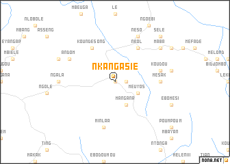 map of Nkangasié