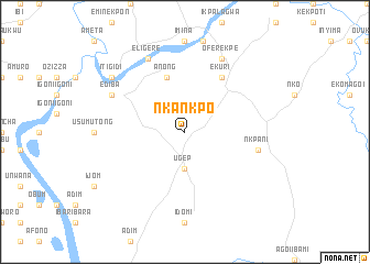 map of Nkankpo