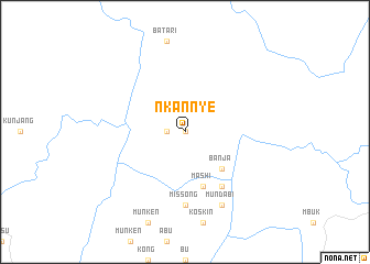 map of Nkannyé