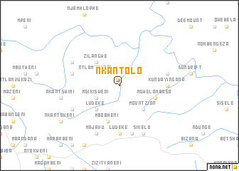 map of Nkantolo