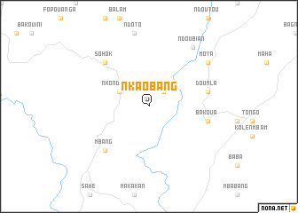 map of Nkaobang