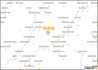 map of Nkaso