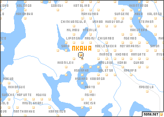 map of Nkawa