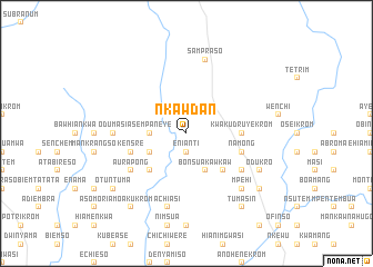 map of Nkawdan