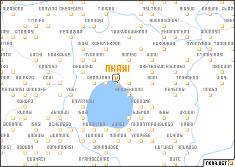 map of Nkawi