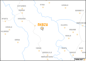 map of Nkazu
