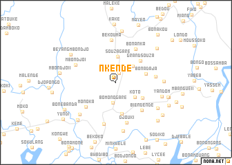 map of Nkendé