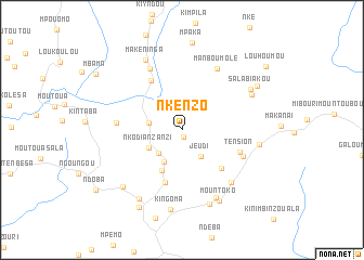 map of Nkenzo