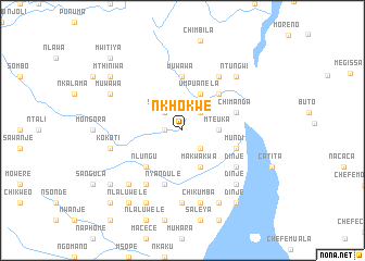 map of Nkhokwe