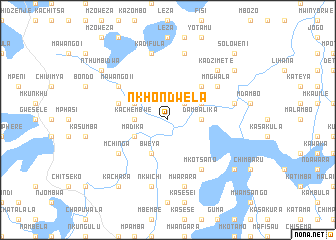 map of Nkhondwela