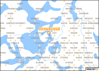 map of Nkhwakhwa