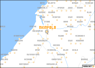 map of Nkinfala