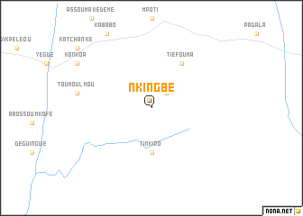 map of Nkingbé