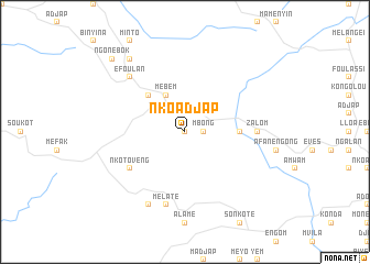 map of Nkoadjap