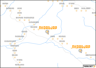 map of Nkoadjap
