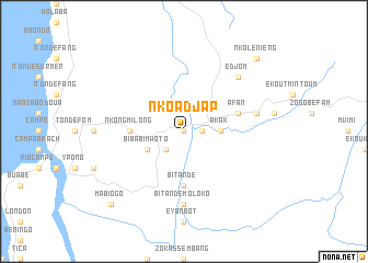 map of Nkoadjap