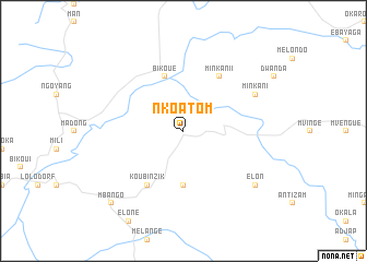 map of Nkoatom