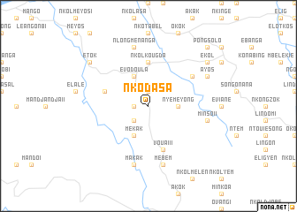 map of Nkodasa