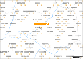 map of Nkoduasi