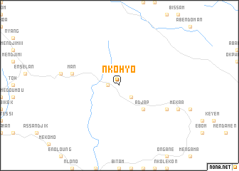 map of Nkohyo