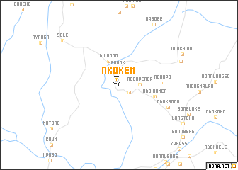 map of Nkokem