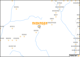 map of Nkok Ngem