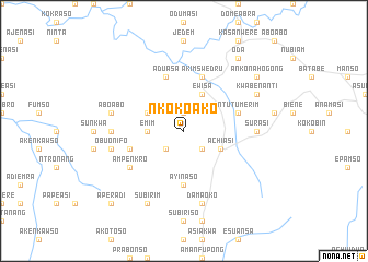 map of Nkokoako