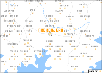 map of Nkokonjeru