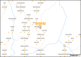 map of Nkoksi