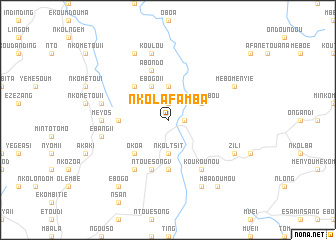 map of Nkolafamba