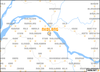 map of Nkolang