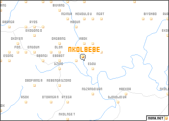 map of Nkolbebé