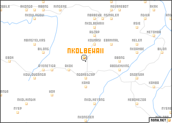 map of Nkolbéwa II