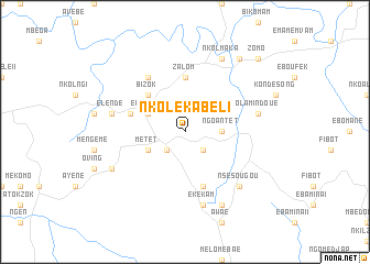 map of Nkolekabéli