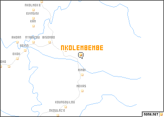 map of Nkolembembé