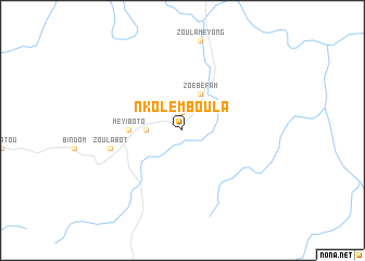 map of Nkolemboula