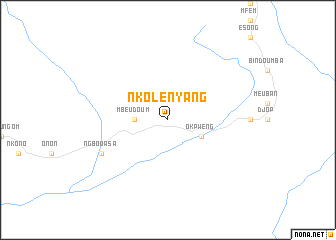 map of Nkolényang