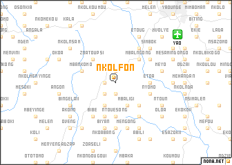 map of Nkolfon