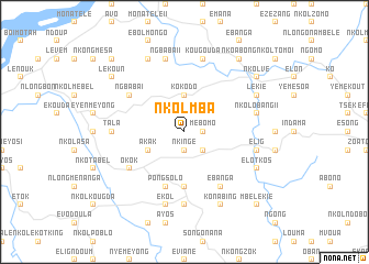 map of Nkolmba