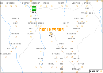 map of Nkolmessas