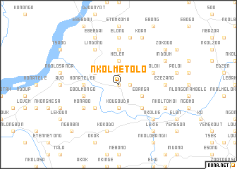 map of Nkolmétolo